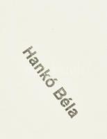 Hankó Béla (1927-1993): Atmoszférikus táj. Akvarell, papír, jelzett a hátoldalán nyomtatottan. Lap s...