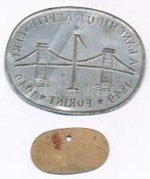 1949. 1Ft "A Lánchíd ujjáépítéséért 1849-1949" Al bárca sorszámozott karton lapkával (41x5...