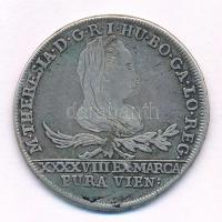 Ausztria / Felosztott Lengyelország 1776IC-FA 30kr Ag "Mária Terézia" (8,99g) T:VF vésett portré Austria / Partition of Poland 1776IC-FA 30 Kreuzer Ag "Maria Theresia (8,99g) C:VF regraved portrait