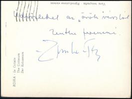 1962 Zenthe Ferenc (1920-2006) a Nemzet Színésze címmel kitüntetett, Kossuth-díjas és kétszeres Jász...