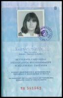 1984 Magyar Népköztársaság által kiállított fényképes útlevél brit, belga, francia, stb. vízumokkal