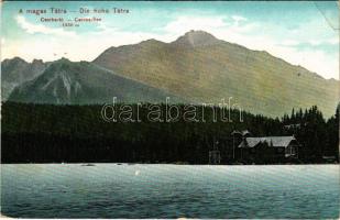 1909 Tátra, Magas-Tátra, Vysoké Tatry; Csorba tó / Csorba-See / Strbské pleso / lake (EK)