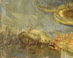 Nagy Béláné (?-?), 1926-ban Nagybányán dolgozott: Virágcsendélet. Olaj, vászon. Jelezve balra lent. ...