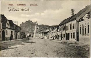 1915 Kőhalom, Reps, Rupea; Fő utca, szálloda. Kasper &amp; Kellner kiadása / main street, hotel (EB)