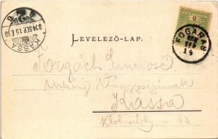 1904 Fogaras, Fagaras; Apaffy (Apafi) fejedelem kastélya a XIV. századból, vár / Schloss des Fürsten...