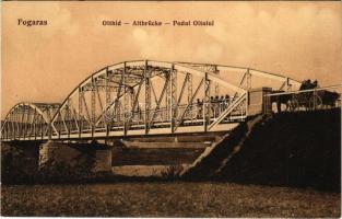 1915 Fogaras, Fagaras; Olt híd. Thierfeld Dávid kiadása / Altbrücke / Podul Oltului / bridge (EK)