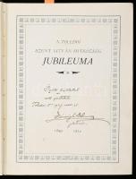 A Toledoi Szent István Hitközség jubileuma. 1899-1924. Toledo, 1924, ny.n., 189+(2) p. Fekete-fehér ...