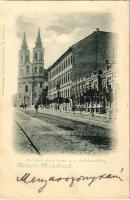 1899 (Vorläufer) Miskolc, Szemere utca és MÁV üzletvezetőség. Ferenczi B. kiadása (ázott sarok / wet corner)