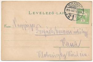 1915 Brassó, Kronstadt, Brasov; Bolonya / Blumenau / Blumana (EK)