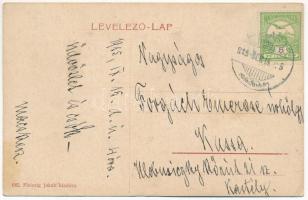 1915 Fogaras, Fagaras; Tiszti teniszpálya. Fleiszig Jakab kiadása / Offiziers Tennisplatz / tennis c...