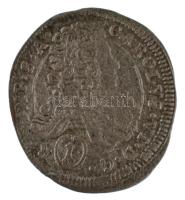 Csehország / Történelmi tartomány 1712. 1kr Ag &quot;VI. Károly&quot; Prága T:XF,VF hullámos lapka Bohemia 1712. 1 Kreuzer Ag &quot;Karl (Charles) VI&quot; Prague C:XF,VF wavy coin Krause KM#654