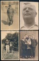 cca 1910-1955 Kőszegi György (1888-1955) labdarúgó, labdarúgó edző fotó hagyatéka, sok családi fotó,...