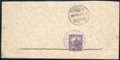 1929 Levél "NYIRÁBRÁNY-DEBRECEN" vasúti mozgóposta bélyegzéssel / Cover with railway postmark