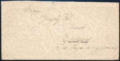 1929 Levél "NYIRÁBRÁNY-DEBRECEN" vasúti mozgóposta bélyegzéssel / Cover with railway postm...