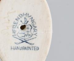 Herendi miniatűr vándorlegény, jelzéssel, kis kopással, m: 5,5 cm