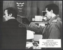 cca 1974 ,,Merénylők" című francia - olasz - NSZK film jelenetei és szereplői, 12 db vintage pr...