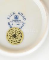 2 db japán gyűrűtartó tálka, jelzéssel,hibátlan, d: 9,5 cm