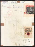 cca 1935 Osoha László (1899-1970) budapesti fotóművész hagyatékából 1 db vintage fotóművészeti alkot...