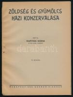 4 szakácskönyv és receptgyűjtemény: Untenecker Ferenc: Hogyan készítsünk vajastésztát., Kapitán Mári...