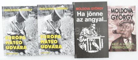 Moldova György 3 műve (DEDIKÁLT, illetve aláírt): Európa hátsó udvara. Riport Keletről. I-II. köt. B...