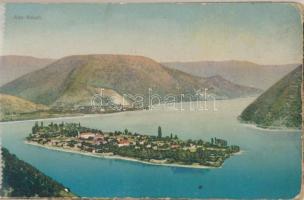 Ada Kaleh, Török sziget Orsova alatt. Képeslapfüzet 10 lappal / Turkish island. Postcard booklet wit...