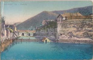 Ada Kaleh, Török sziget Orsova alatt. Képeslapfüzet 10 lappal / Turkish island. Postcard booklet wit...