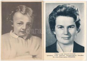 20 db MODERN űrhajős képeslap: Szovjet űrrepülés + 1 Lenin / 20 modern Soviet astronautics, astronau...