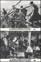 cca 1968 ,,A hét Cervi fivér" című olasz filmdráma jelenetei és szereplői, 21 db vintage produk...