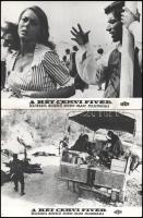 cca 1968 ,,A hét Cervi fivér" című olasz filmdráma jelenetei és szereplői, 21 db vintage produk...