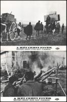 cca 1968 ,,A hét Cervi fivér" című olasz filmdráma jelenetei és szereplői, 21 db vintage produk...