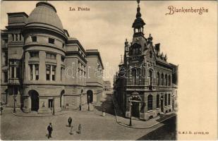 Blankenberge, Blankenberghe; La Poste / post office (EK)