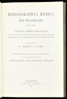 Bibliohraphia Medica Hungariae - Magyarország orvosi bibliographiája 1472-1899. szerk. Győry Tibor. IX+252 p. Bp., 1900, Athenaeum. Gottermayer egészvászon-kötésben.