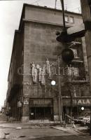 1984 Budapest, városrendezés, -fejlesztés a metró építéshez kapcsolódva (Dózsa György út, Váci út, Á...