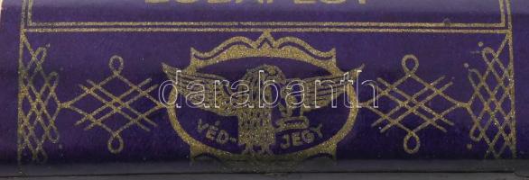 Nem! Nem! Soha! Iron, Schuler József RT Budapest irredenta nemzeti színű ceruza készlet, eredeti bon...