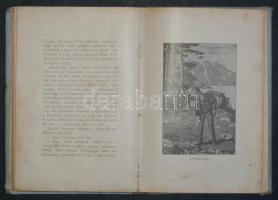 1911 Bernt Lie: Diáktörténetek (kalandok a fjordok földjén) képekkel és firkákkal ellátott sérült kö...