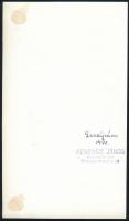 1970 Keveházi János budapesti fotóművész pecsétjével jelzett, vintage fotóművészeti alkotás (Dunaújv...
