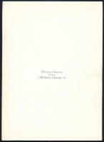 cca 1995 Christine Radack berlini fotográfus pecsétjével jelzett, vintage fotó, ezüst zselatinos fot...