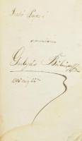 Hindy Mihály: Római régiségtan a tanulók használatára, Pest, 1849, kn., kartonált papír-kötés, kopot...