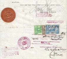 1933 Meghatalmazás konzuli bélyegekkel