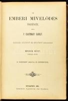 P. Szathmáry Károly: Az emberi mívelődés története. II-III köt. [Egybekötve]. Bp., 1881-1882, Tettey...
