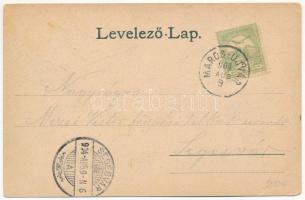 1904 Marosújvár, Uioara, Ocna Mures; fürdő, Stefánia bánya belseje, Király utca / spa, mine interior...