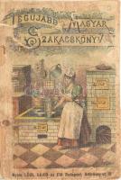 Szepessy Piroska: Legujabb polgári szakácskönyv. Összeáll. - - Bp., 1902, Löbl Dávid és Fia, 29+1 p. Kiadói papírkötés, javított, pótolt borítóval (a hátsó borító teljesen pótolt) és címlappal, foltos lapokkal. Rendkívül ritka