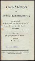 [hilibi Gál (Gaál) László (1823 - 1848)]: Vizsgálódás az Erdélyi Kenézségekről; egyszersmind az erdé...