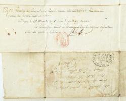 1800 Ehrenbreitstein (Koblenz mellett) város képével illusztrált nagyméretű rézmetszetű céhlevél, né...