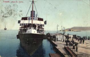 Triest steamship at the pier (EB)