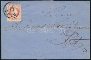 1868 5kr levélen / on cover "BAJA"