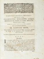 Johannes Franciscus Buddeus (1667-1729): Miscellanea sacra sive dissertationum aliarumque commentati...