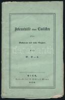 [Johann] Q[uirin] E[ndli]ch: Bekenntnisse eines Civilisten über Babarczy und seine Gegner. Von Q. E-ch. Wien, 1850., A. Pichler's Witwe, 50 p. Kiadói papírkötés, foltos.   A szerző Babarczy Imre cs. kir. kamarás, altábornagy ugyanebben az évben megjelent (Bekenntnisse eines Soldaten), Magyarország katonai igazgatása mellett érvelő munkájára válaszol.