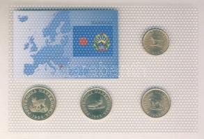 Macedónia 1993. 1d, 1D, 2D, 5D kereskedői szettben T:1