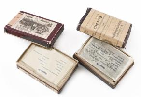 cca 1930 Vegyes 2 doboz üvegnegatív, benne családi fotók, és Velence (Olaszország), stb